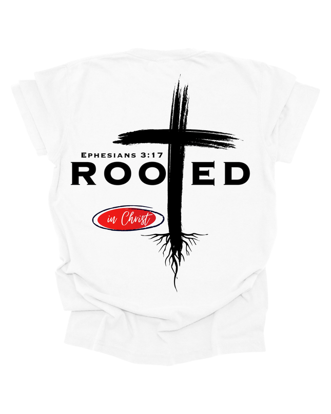 ROOTED IN CHRIST MENS TEE