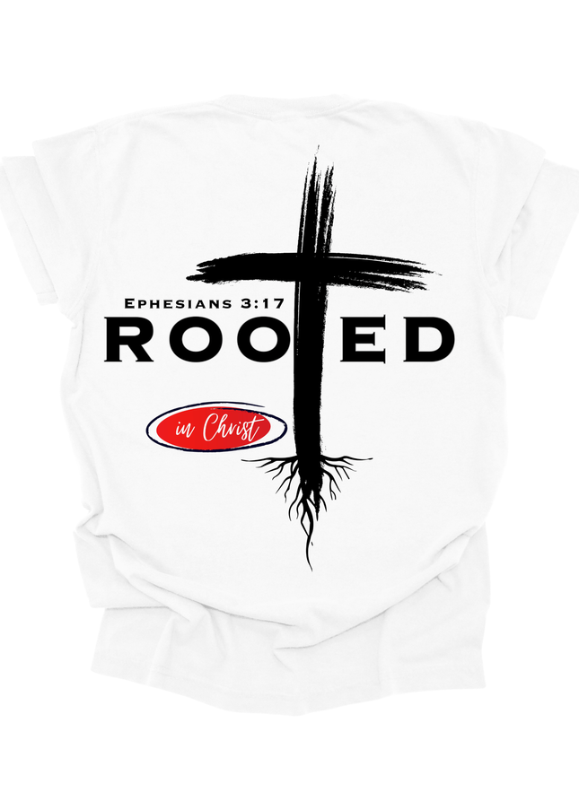 ROOTED IN CHRIST MENS TEE