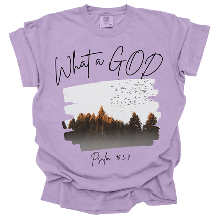 WHAT A GOD UNISEX TEE