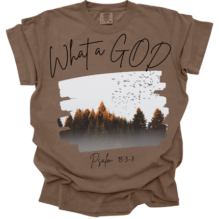 WHAT A GOD UNISEX TEE