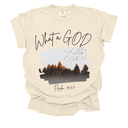 WHAT A GOD UNISEX TEE