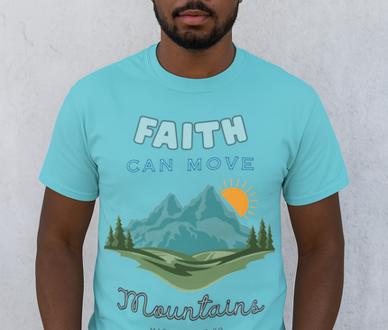 WOMEN'S FAITH CAN MOVE MOUNTAINS T-SHIRT