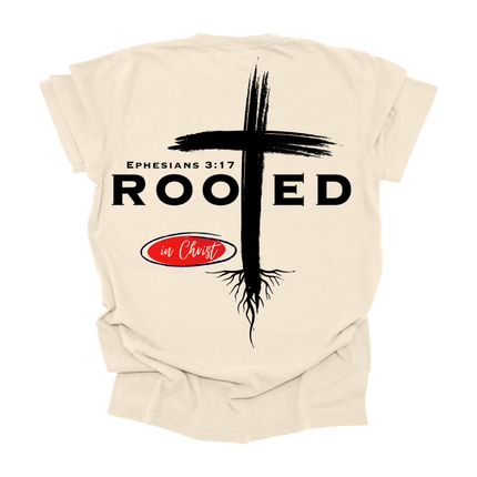 ROOTED IN CHRIST MENS TEE