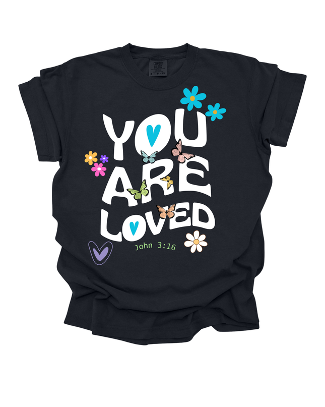 YOU ARE LOVED JOHN 3:16 UNISEX TEE