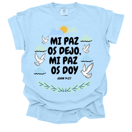 MI PAZ OS DEJO JUAN 14:27 UNISEX TEE