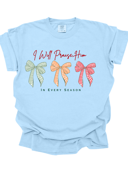 I WILL PRAISE HIM WOMENS TEE