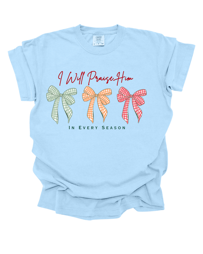 I WILL PRAISE HIM WOMENS TEE