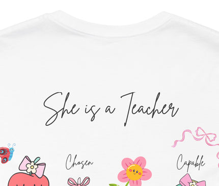 WOMEN'S BLESSED TEACHER SHORT SLEEVE TEE