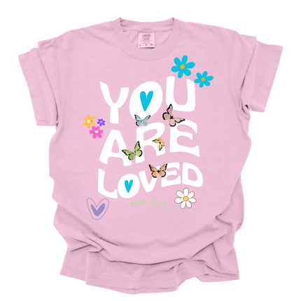 YOU ARE LOVED JOHN 3:16 UNISEX TEE