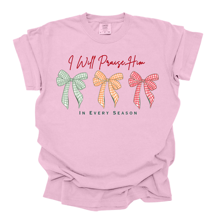 I WILL PRAISE HIM WOMENS TEE