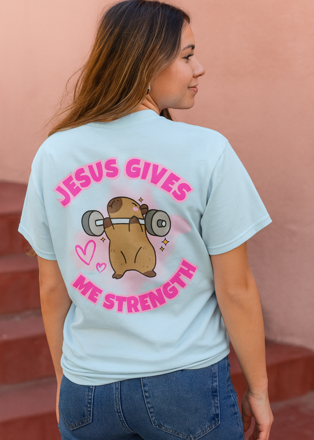 JESUS GIVES ME STRENGTH T- SHIRT