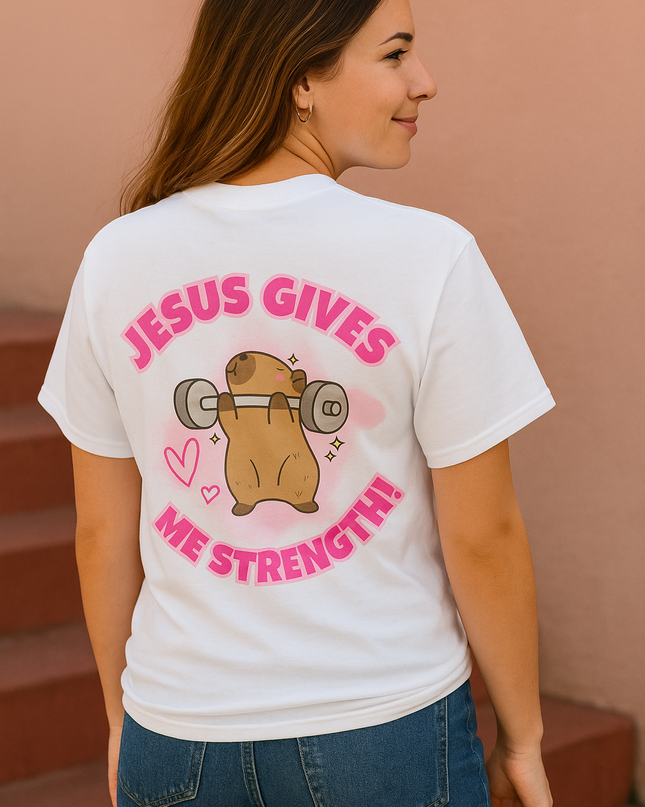 JESUS GIVES ME STRENGTH T- SHIRT