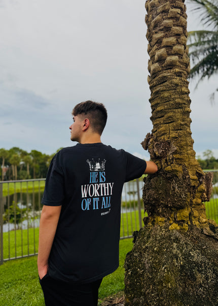 MEN'S HE IS WORTHY OF IT ALL T-SHIRT