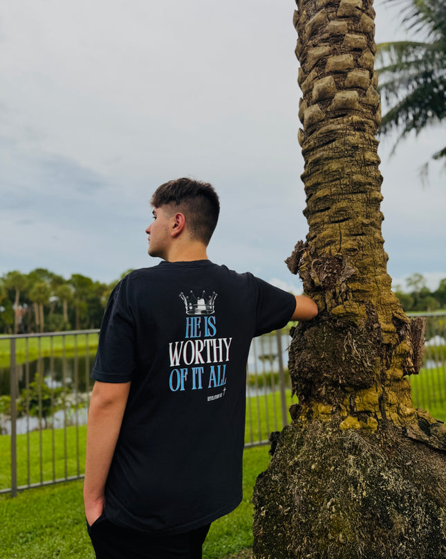 MEN'S HE IS WORTHY OF IT ALL T-SHIRT
