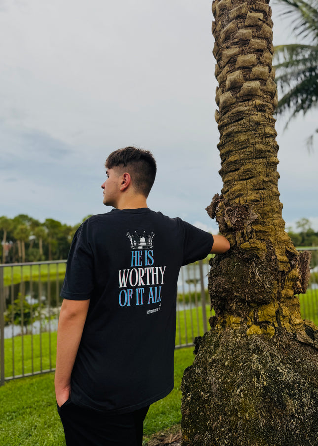 MEN'S HE IS WORTHY OF IT ALL T-SHIRT