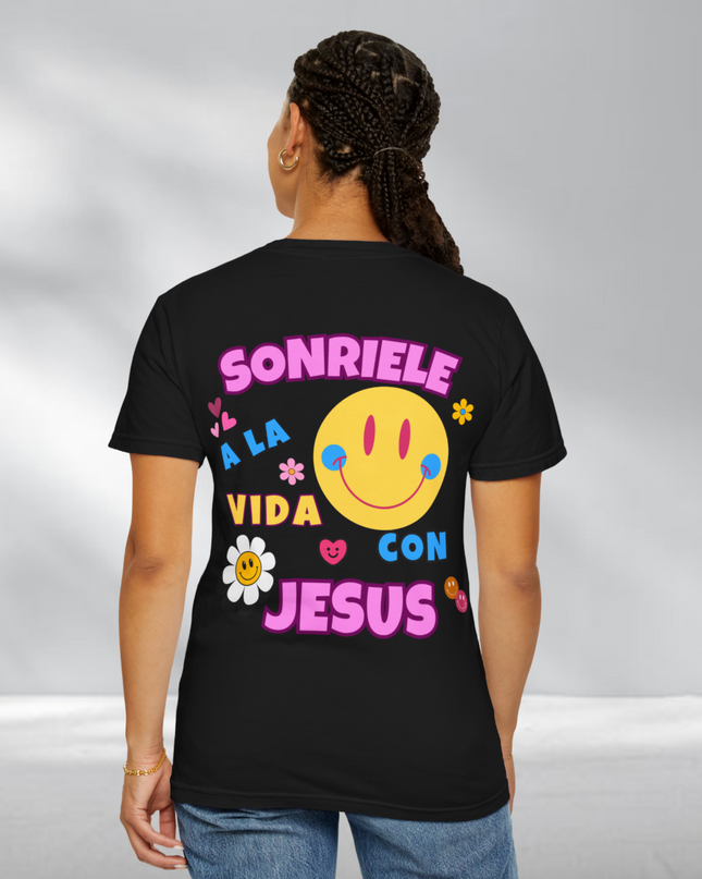 SONRIELE A LA VIDA CON JESUS WOMENS TEE