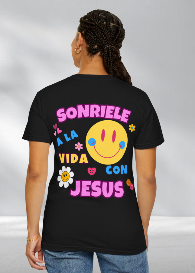 SONRIELE A LA VIDA CON JESUS WOMENS TEE