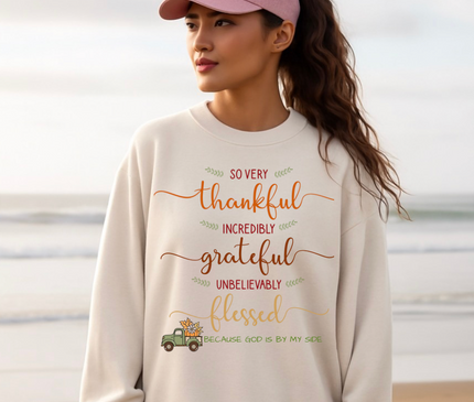 GOD IS BY MY SIDE UNISEX CREWNECK SWEATSHIRT