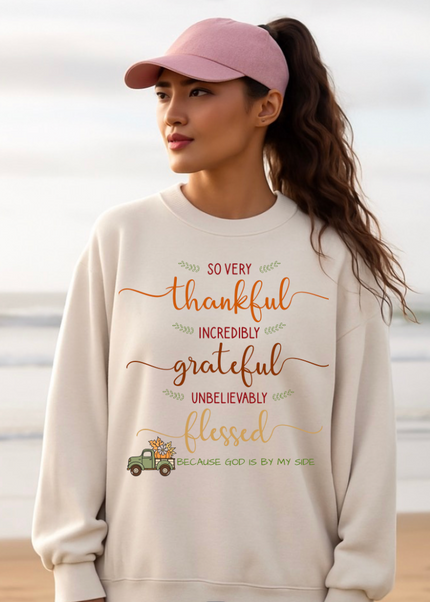 GOD IS BY MY SIDE UNISEX CREWNECK SWEATSHIRT