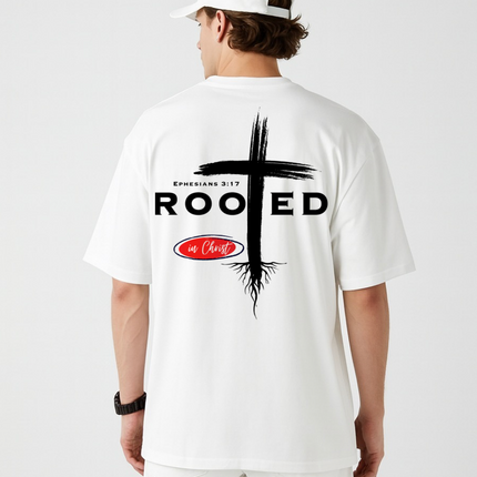 ROOTED IN CHRIST MENS TEE