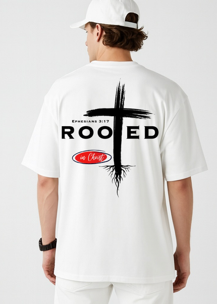ROOTED IN CHRIST MENS TEE
