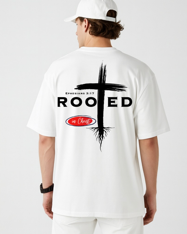 ROOTED IN CHRIST MENS TEE