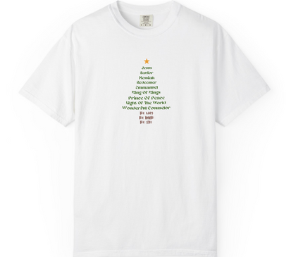 JESUS CHRISTMAS TREE UNISEX TEE