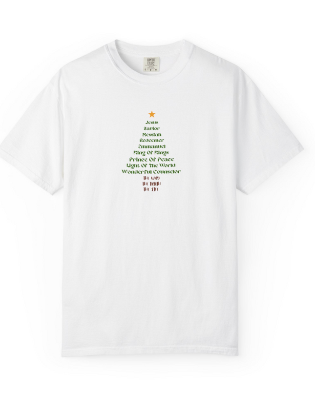 JESUS CHRISTMAS TREE UNISEX TEE