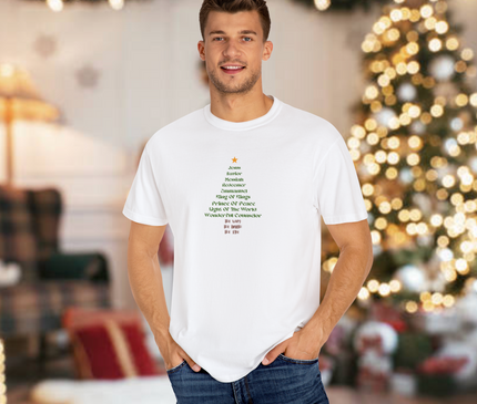 JESUS CHRISTMAS TREE UNISEX TEE