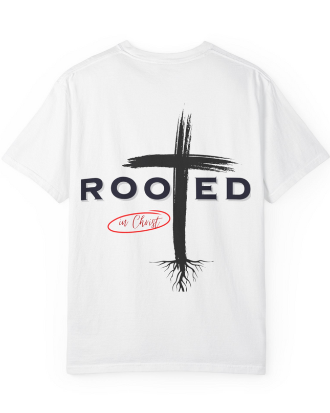 ROOTED IN CHRIST MENS TEE