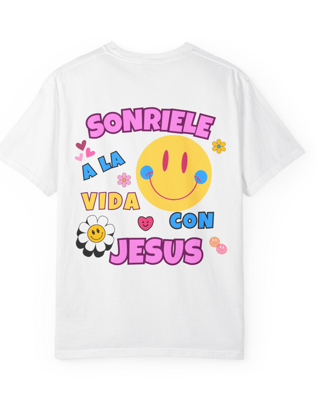 SONRIELE A LA VIDA CON JESUS WOMENS TEE