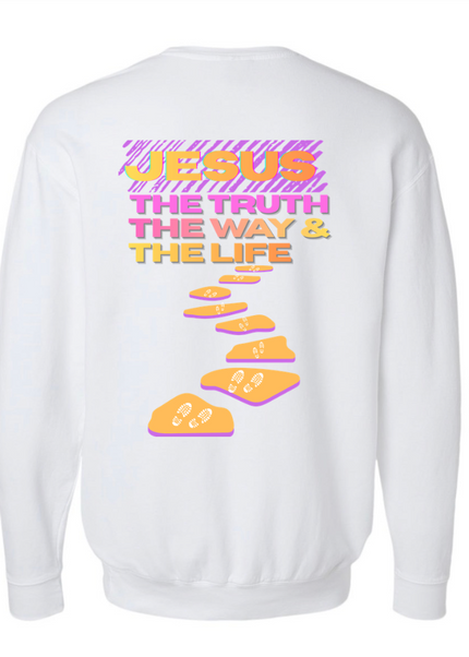JESUS THE WAY UNISEX CREWNECK SWEATSHIRT