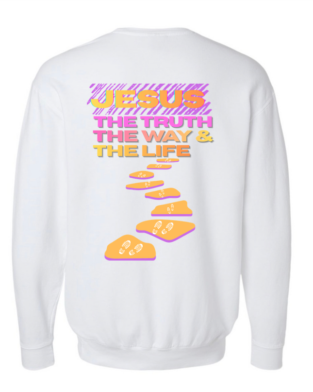 JESUS THE WAY UNISEX CREWNECK SWEATSHIRT