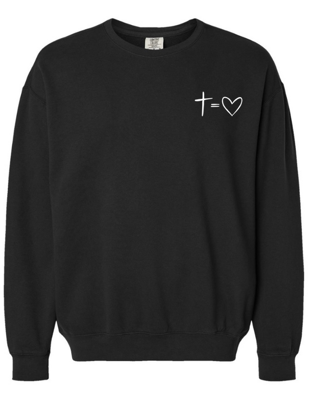 SPEAK THE NAME OF JESUS UNISEX CREWNECK SWEATSHIRT