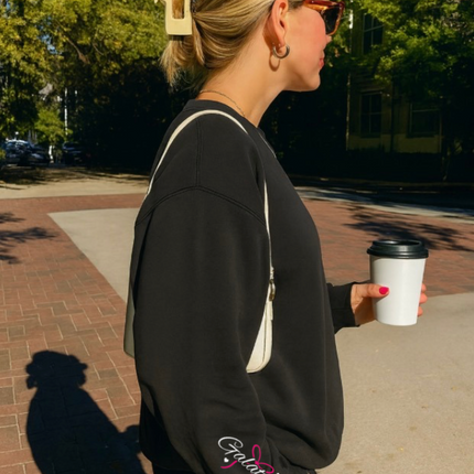 CRISTO VIVE EN MI WOMENS CREWNECK SWEATSHIRT