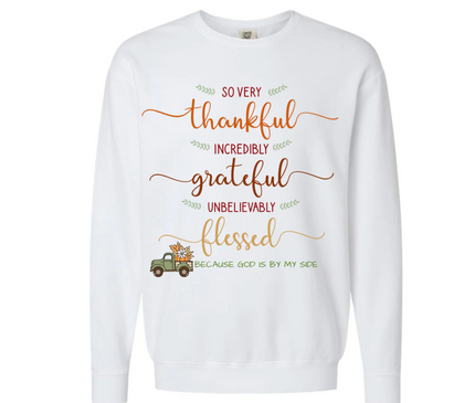 GOD IS BY MY SIDE UNISEX CREWNECK SWEATSHIRT