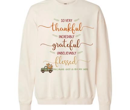 GOD IS BY MY SIDE UNISEX CREWNECK SWEATSHIRT