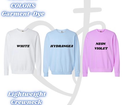 BE THE LIGHT UNISEX CREWNECK SWEATSHIRT