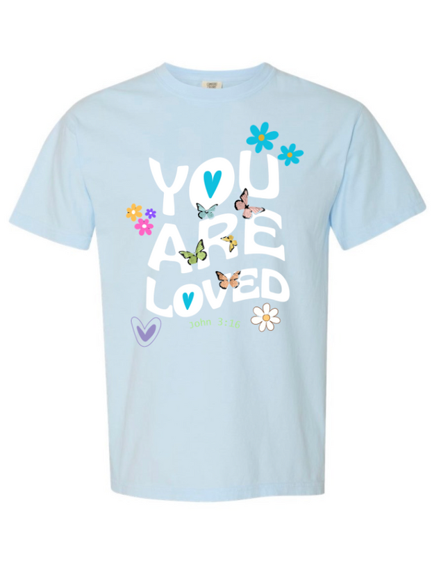 YOU ARE LOVED JOHN 3:16 UNISEX TEE