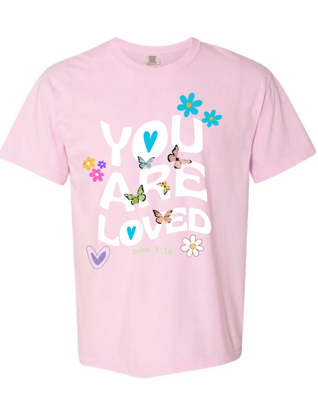 YOU ARE LOVED JOHN 3:16 UNISEX TEE