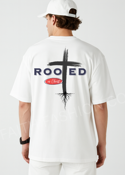 ROOTED IN CHRIST MENS TEE