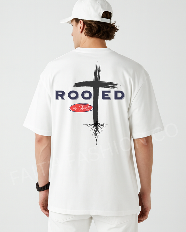 ROOTED IN CHRIST MENS TEE