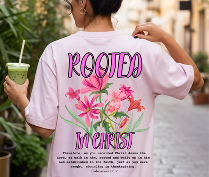 ROOTED IN CHRIST WOMENS TEE