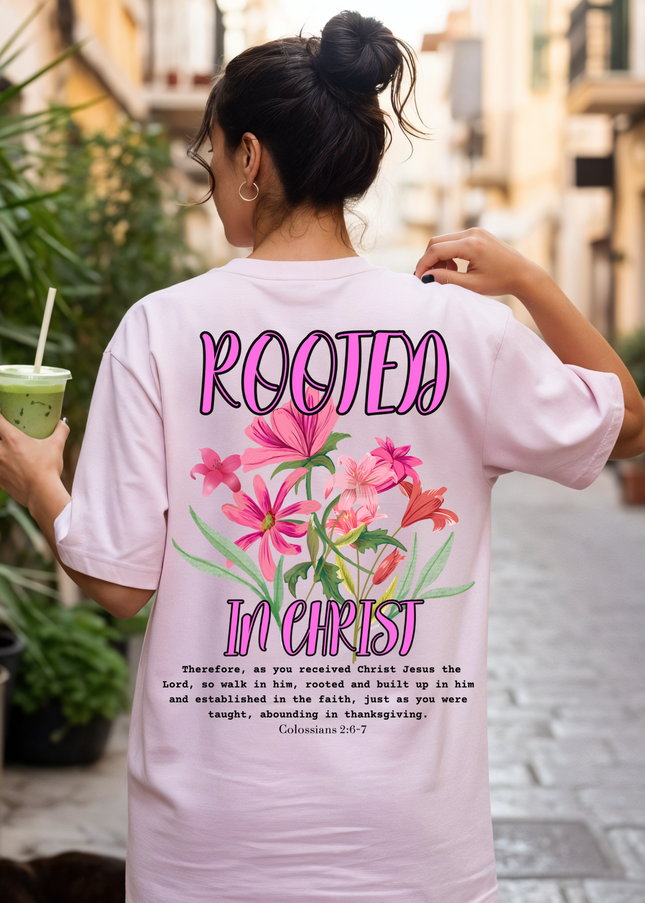 ROOTED IN CHRIST WOMENS TEE