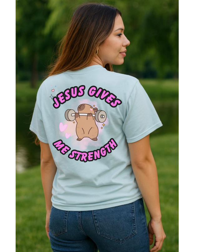 JESUS GIVES ME STRENGTH TEE
