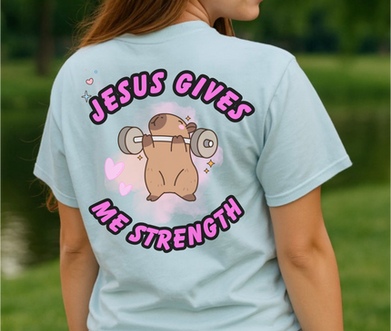JESUS GIVES ME STRENGTH TEE