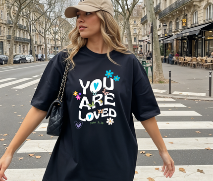 YOU ARE LOVED JOHN 3:16 UNISEX TSHIRT