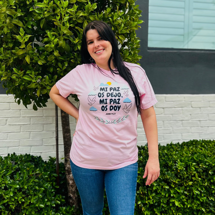 MI PAZ OS DEJO JUAN 14:27 UNISEX TEE