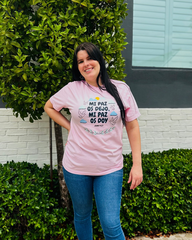MI PAZ OS DEJO JUAN 14:27 UNISEX TEE